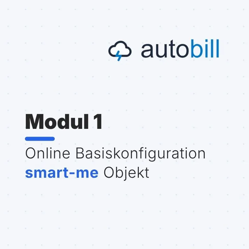 [DL101] Module 1 / Online Basic Configuration of the smart-me Object
